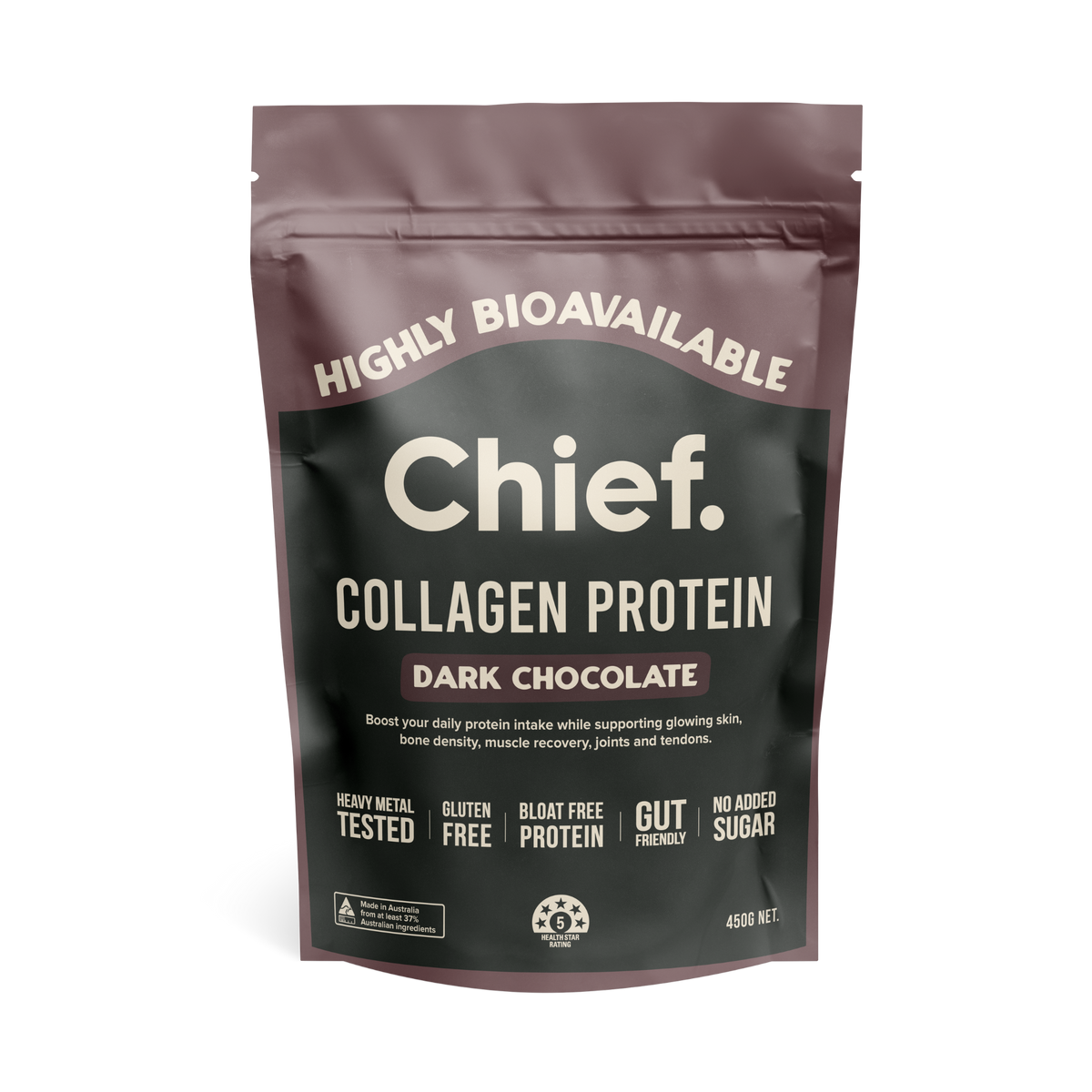 [Process Test] Grass-fed Collagen Protein Powder - Dark Chocolate 300g