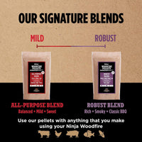 Ninja Woodfire Grill Robust Blend Pellets 900g