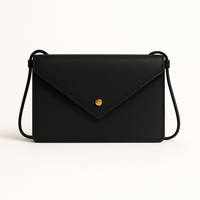 Linea Envelope Crossbody in black