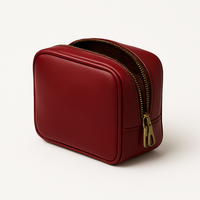 Tech Zipper Pouch in red