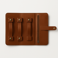 Tri-fold Cable Organizer in brown